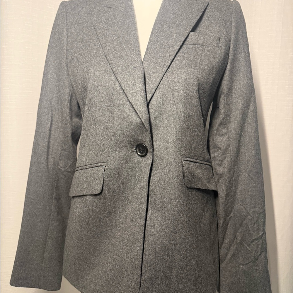 Brooks Brothers Charcoal Jacket with Patterned Lining